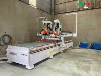 Máy Phay CNC 2 Đầu Độc Lập 2 Bàn Làm Việc (Option cụm lưỡi cưa trái) | Holztek Chính Hãng 66574