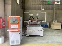 Máy Phay CNC 2 Đầu Độc Lập 2 Bàn Làm Việc (Option cụm lưỡi cưa trái) | Holztek Chính Hãng 66575