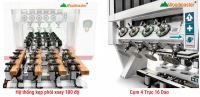 Máy Phay Khoan CNC 4 Trục 16 Dao Kẹp Lật 180 Độ (6 kẹp xoay, bàn 5 mét) Woodmaster 66590
