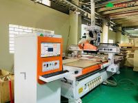 Máy Phay CNC Nesting 1 Đầu Thay Dao + Trục Cưa Kép HT-R1SM HOLZTEK 66945