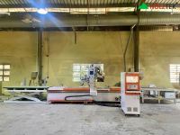 MÁY PHAY CNC NESTING 3 TRỤC FULL LINE (Router - khoan 5 mặt - cụm cưa xoay) Woodmaster 66964