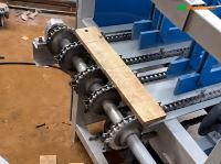 Máy cưa cắt đoạn ván sàn vỉ 3 lưỡi tự động Woodmaster chính hãng 67009