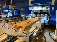 Máy phay khoan CNC 4 trục 16 dao WM-4X4A6MT - Làm mộng âm dương khung bao cửa 67060