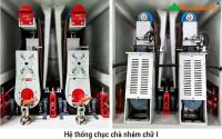 MÁY CHÀ NHÁM PHÔI NGẮN BĂNG TẢI HÚT CHÂN KHÔNG WM-400VRR WOODMASTER 67100