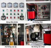 Máy biến áp 2 cổng điện áp ra công suất 30KW (tủ điện cao tần 30KW) 67118