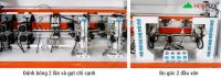 Máy dán cạnh tự động cao tốc 2 nồi keo pur option đè phôi dạng dây belt PRO-980MHB Holztek 67182