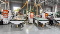 Dây Chuyền Máy CNC Nesting Full Line In Tem Tự Động 3 Máy Holztek 67295