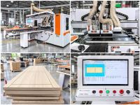 Máy khoan cnc 6 mặt chùm kép HT-6SD-M2H Holztek chùm khoan trên x2, đầu khoan lớn 67317