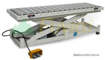 BÀN NÂNG HẠ THỦY LỰC CON LĂN