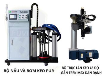 BỘ NỒI KEO PUR 20KG CHO MÁY DÁN CẠNH 45 ĐỘ PUR-20K45