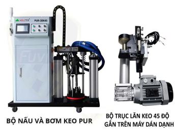 BỘ NỒI KEO PUR 20KG CHO MÁY DÁN CẠNH 45 ĐỘ PUR-20K45