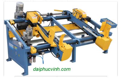 Máy cắt 2 đầu pallet tự động liên tục