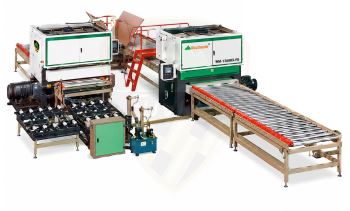 DÂY CHUYỀN BĂNG TẢI RULO MÁY CHÀ NHÁM VÀ LẬT MẶT PHÔI TỰ ĐỘNG WM-1300RX-FR-AL