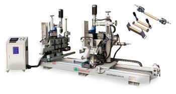 MÁY CẮT KHOAN 2 ĐẦU TỰ ĐỘNG 6 TRỤC WM-200CD2X