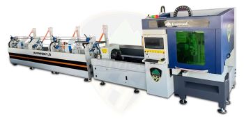 MÁY CẮT ỐNG CNC LASER NẠP PHÔI FULL AUTO 1500w IR-D90QH1.5