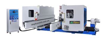 MÁY CẮT PHAY 2 ĐẦU 6 TRỤC TẢI NẶNG