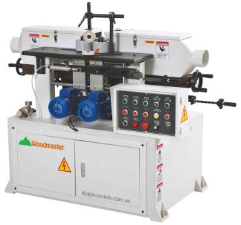 MÁY CHÀ NHÁM CẠNH CONG 2 MẶT WOODMASTER WM-560NE