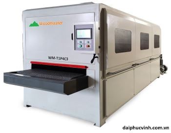 MÁY CHÀ NHÁM CHỔI THÙNG 8 TRỤC TẢI NẶNG 1100MM (băng tải hút chân không)