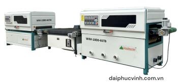 MÁY CHÀ NHÁM CHỔI THÙNG 2 MẶT 1000MM (băng tải hút chân không)