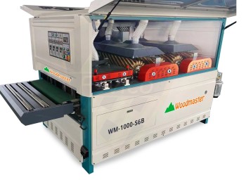 MÁY CHÀ NHÁM CHỔI THÙNG 6 TRỤC 1000MM WOODMASTER