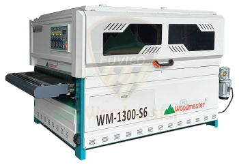 MÁY CHÀ NHÁM CHỔI THÙNG 6 TRỤC 1300MM