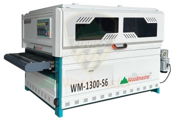 MÁY CHÀ NHÁM CHỔI THÙNG 6 TRỤC 1300MM