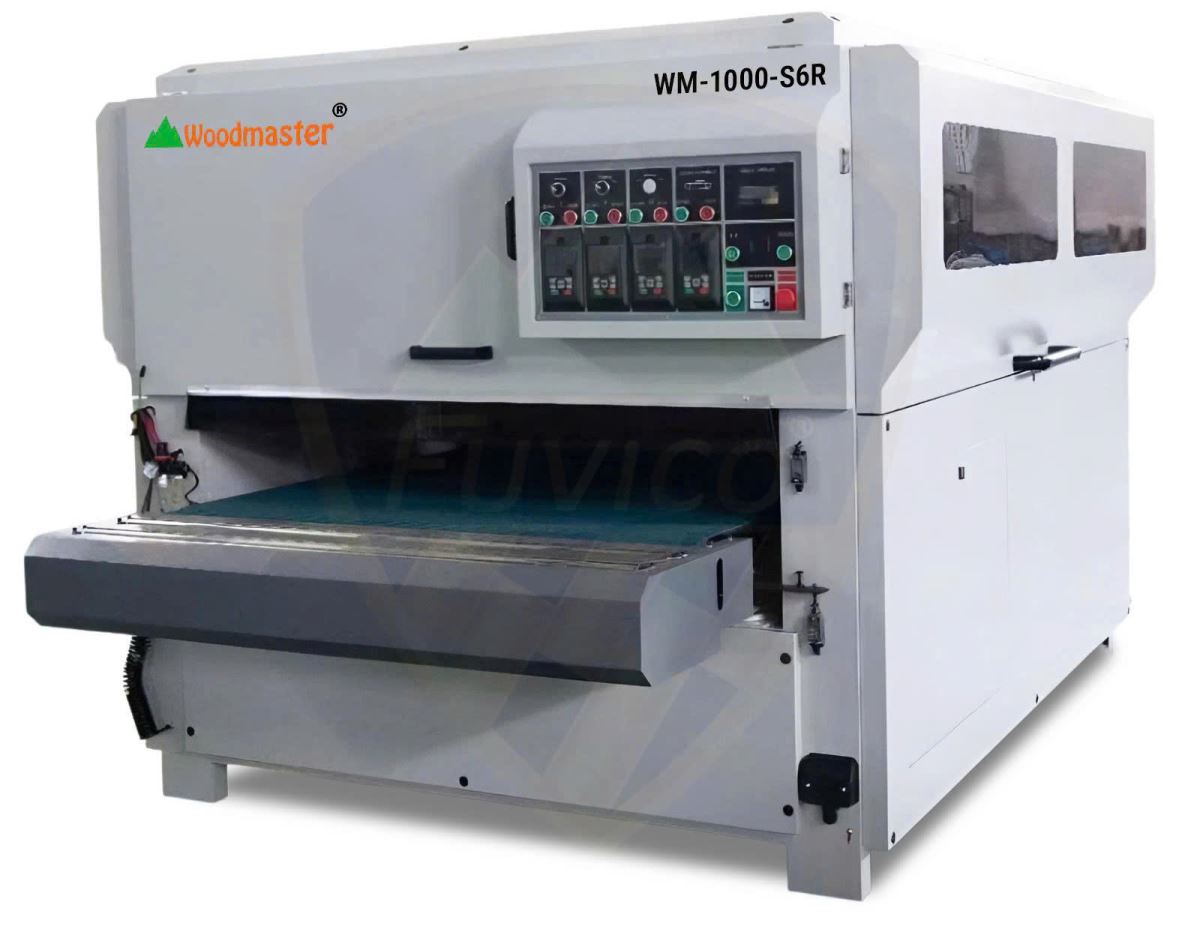 MÁY CHÀ NHÁM CHỔI THÙNG 6 TRỤC WM-1000-S6R