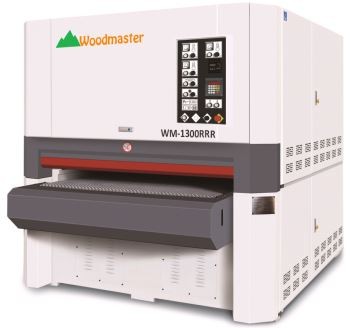 MÁY CHÀ NHÁM THÙNG WOODMASTER 1300MM 3 TRỤC TRÒN