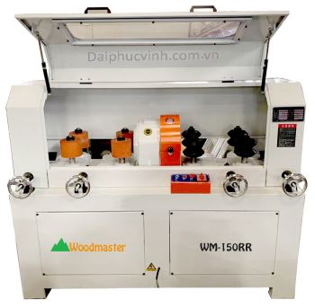 MÁY CHUỐT CÂY TRÒN PHÔI LỚN 150MM WOODMASTER ( 4 bộ dẫn phôi )