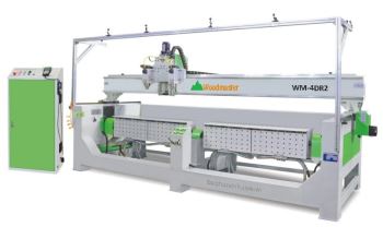 MÁY CNC 4D BÀN KÉP 2 TRỤC CẮT VÁN ÉP UỐN CONG