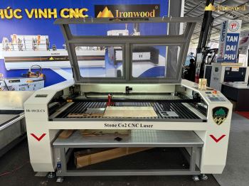 MÁY CNC LASER CO2 TẢI NẶNG ĐIÊU KHẮC ĐÁ IR-1812LCS