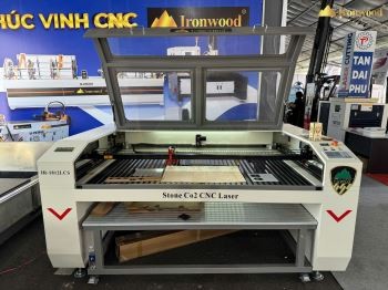 MÁY CNC LASER CO2 TẢI NẶNG ĐIÊU KHẮC ĐÁ IR-1812LCS