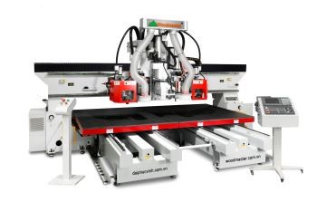 MÁY CNC TRUNG TÂM 2 BÀN 3 TRỤC THAY DAO TỰ ĐỘNG WM-2413-Plus/TC2+G