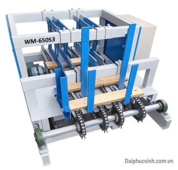 MÁY CẮT ĐOẠN VÁN SẢN VỈ TỰ ĐỘNG 3 LƯỠI WM-650S3