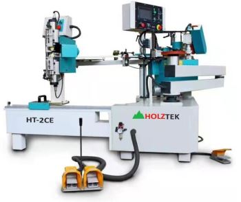 Máy dán cạnh cong tự động 2 công đoạn ( dán + phay cạnh)