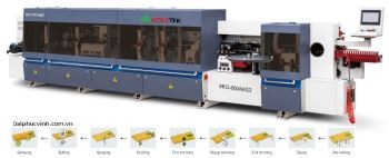 MÁY DÁN CẠNH TỰ ĐỘNG 10 CHỨC NĂNG HOLZTEK ( phay rãnh, 2 nồi keo )