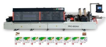 MÁY DÁN CẠNH TỰ ĐỘNG 9 CHỨC NĂNG PRO-800AH (GỌT CẠNH - BO GÓC - ĐÁNH BÓNG)