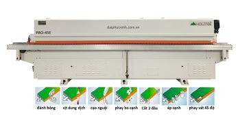 MÁY DÁN CẠNH VÁT NGHIÊNG 45 ĐỘ - PRO 45E