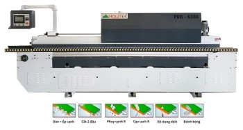 Máy dán cạnh Veneer gỗ tự động 6 chức năng