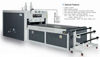 MÁY DÁN CHÂN KHÔNG HÀN QUỐC PHỦ PVC, GIẤY, VENEER