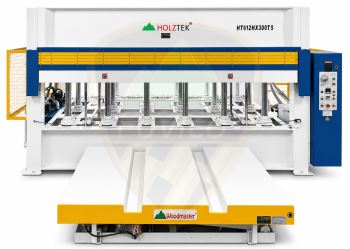 Máy ép nhiệt thủy lực 2X4M 5 tầng (lực ép 300T) HT612Hx300T5