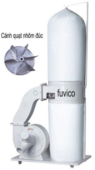 MÁY HÚT BỤI 2 TÚI 2.2KW ( cánh quạt đúc )