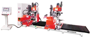 Máy Phay Mộng Âm Dương CNC 2 Đầu (Có thêm dao router)