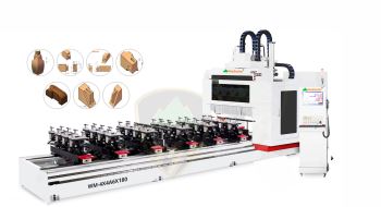 MÁY PHAY CNC 4 TRỤC 16 DAO KẸP XOAY 180 ĐỘ làm mộng âm dương bàn 6 mét