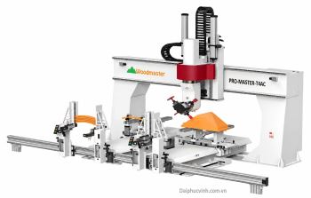 MÁY PHAY CNC 3D 2 BÀN LÀM VIỆC NẠP PHÔI TỰ ĐỘNG PRO-MASTER-T4AC