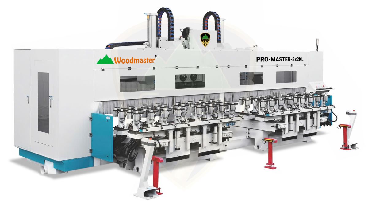 MÁY PHAY CNC 3D 5 TRỤC 8 ĐẦU BÀN LẬT PRO-MASTER-8x2KL