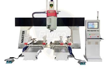 MÁY PHAY CNC 3D 5 TRỤC TẢI NẶNG 4 DAO 2025 | PRO-MASTER-T4J