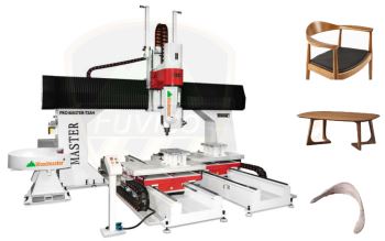 MÁY PHAY CNC 3D 5 TRỤC TẢI NẶNG THAY DAO TỰ ĐỘNG