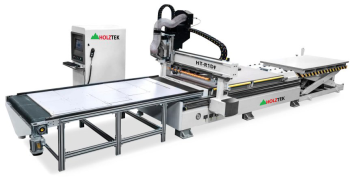 MÁY PHAY CNC NESTING 1 ĐẦU THAY DAO TỰ ĐỘNG TẢI NẶNG FULL LINE