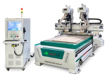 MÁY PHAY CNC NESTING 2 ĐẦU ĐỘC LẬP